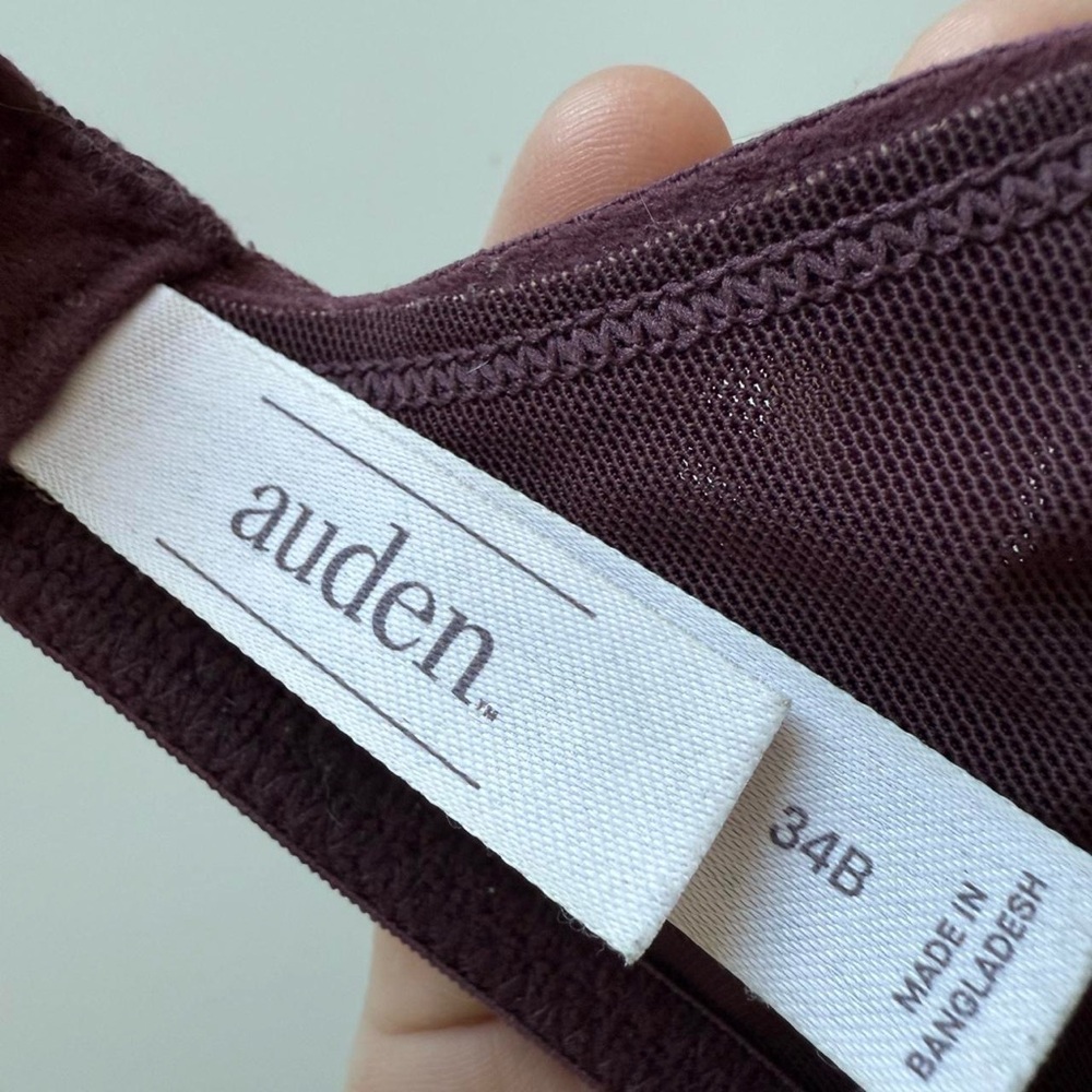 Purple Mesh Underwire Bra - Picture 4 of 4